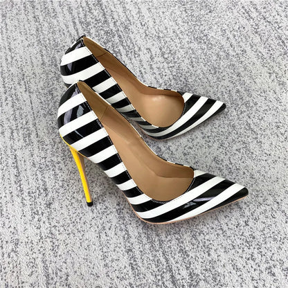 Chic Contrast Heels