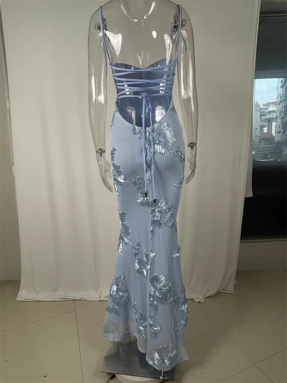 Vestido Elegancia Celeste