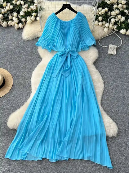 Pleated Beauty Dress