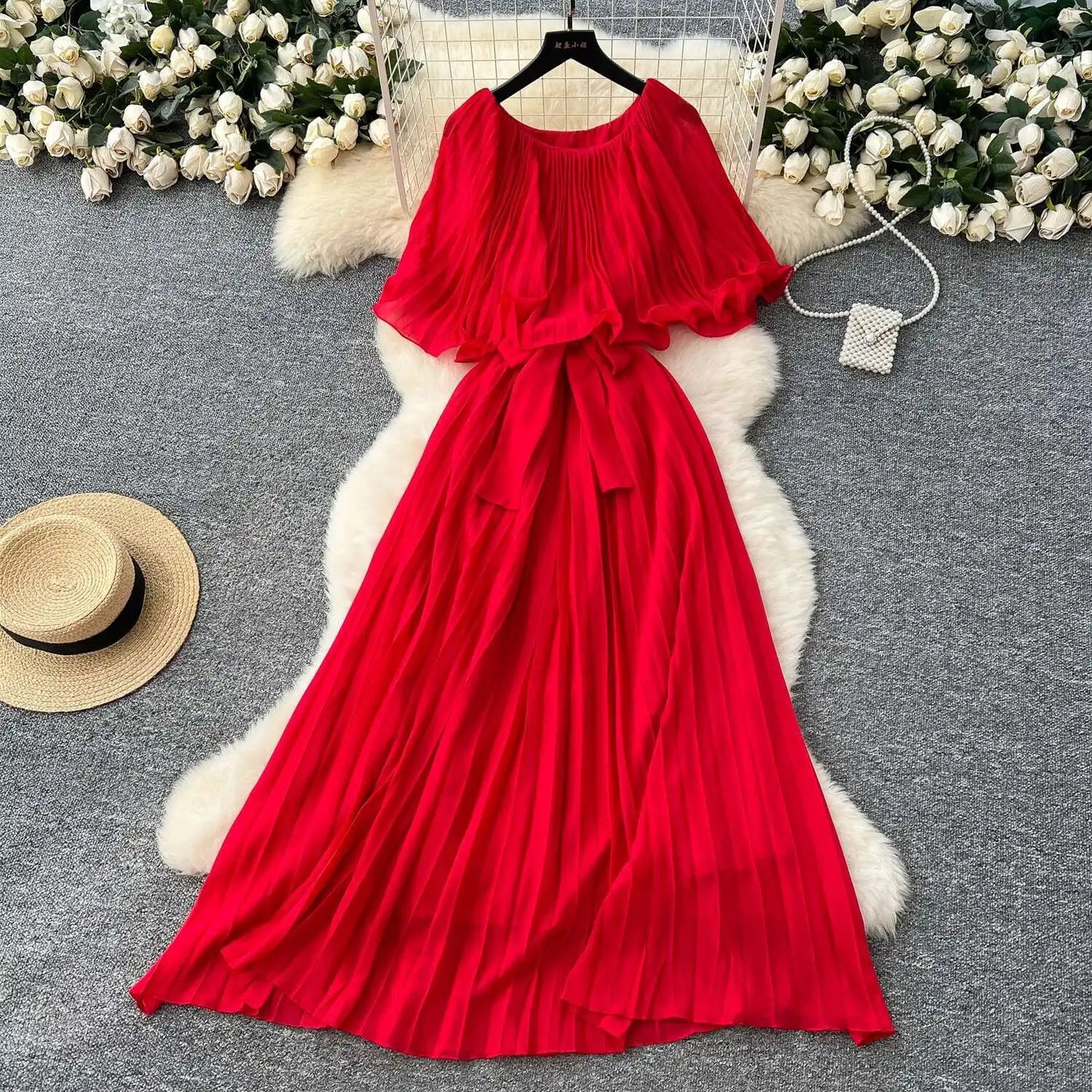 Pleated Beauty Dress