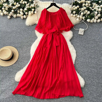 Pleated Beauty Dress