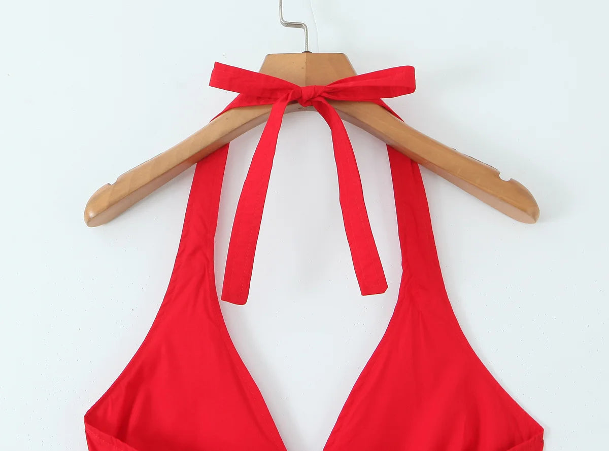 Vestido Bella Carmesí