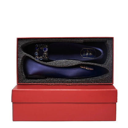 Zapatos Lujo de Seda