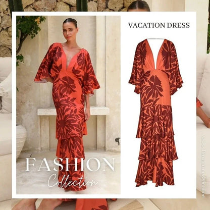 Vestido Flor de Fuego