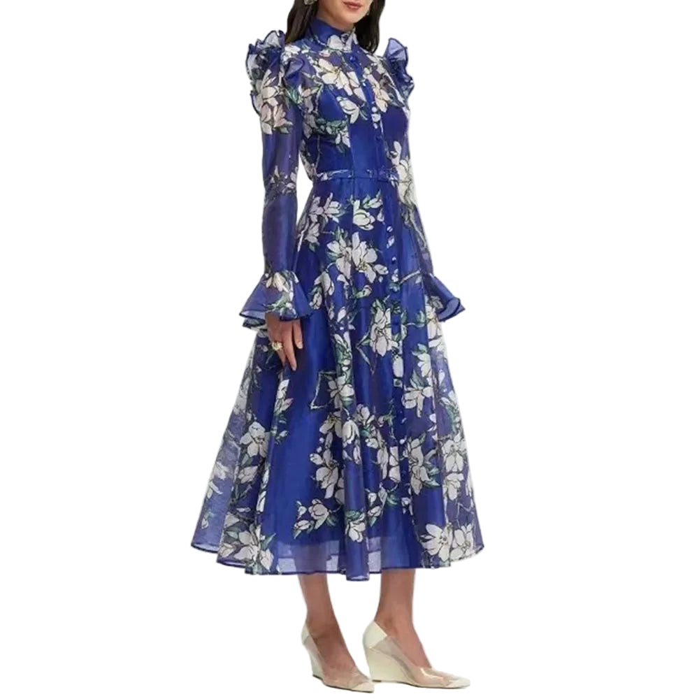 Vestido Magnolia Azul