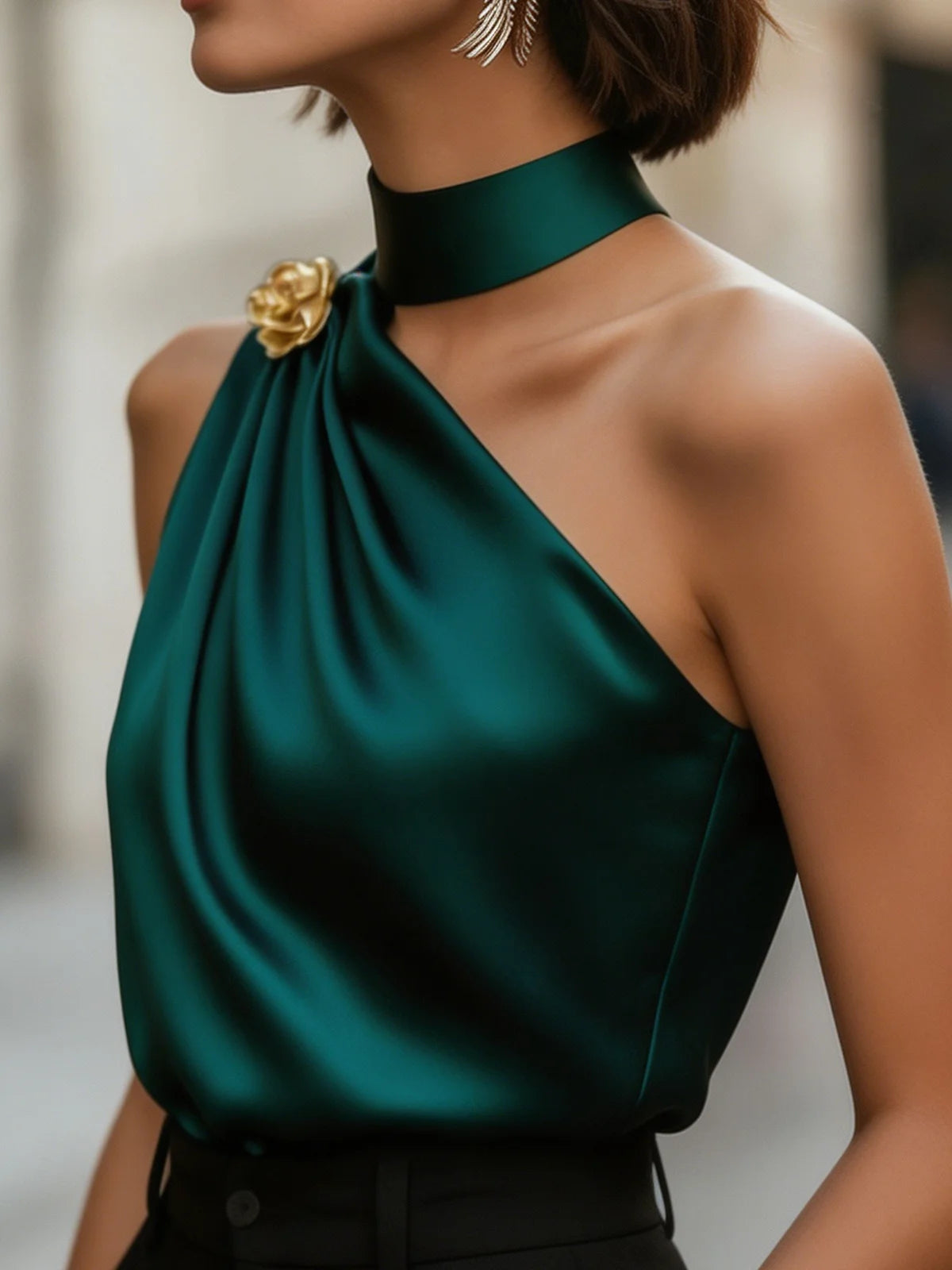 Emerald Imperial Blouse