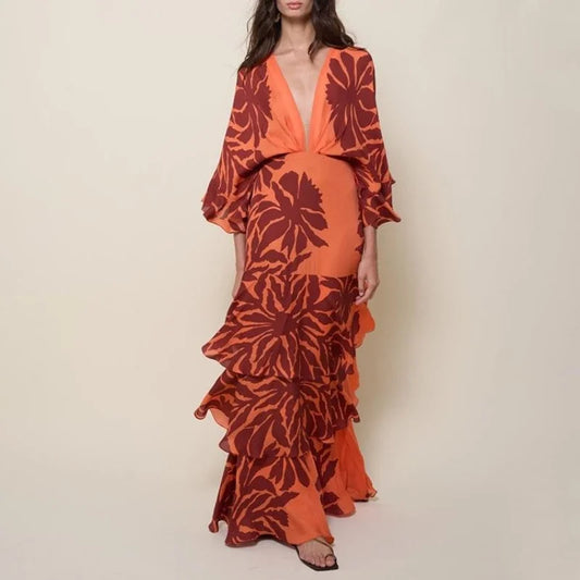 Vestido Flor de Fuego