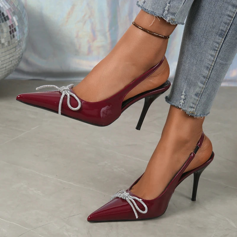 Elegant Bow Heels