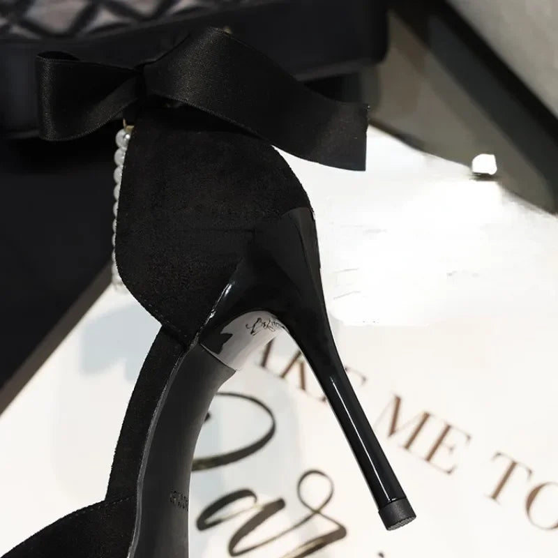 Tacones Perla Noir
