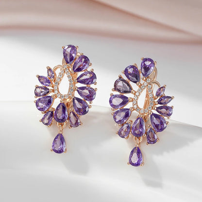 Aretes Rosa Imperial