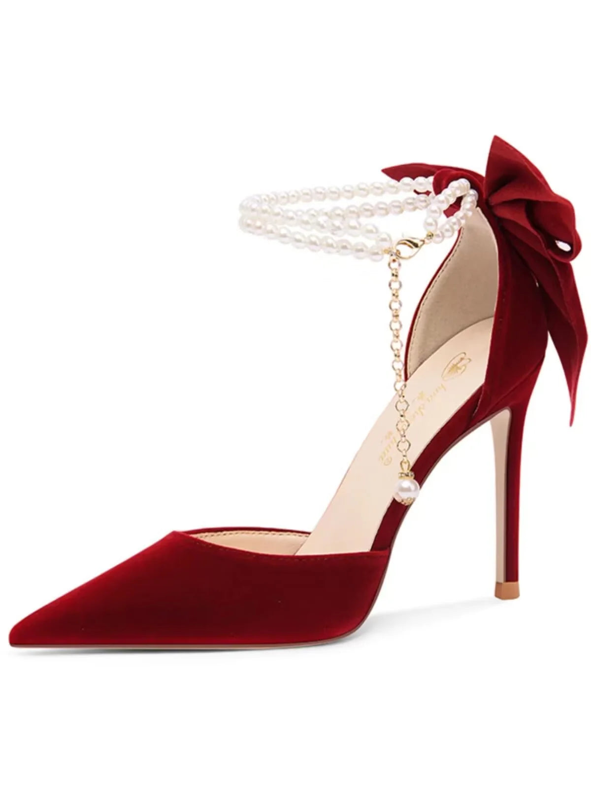 Pearl Butterfly Heel