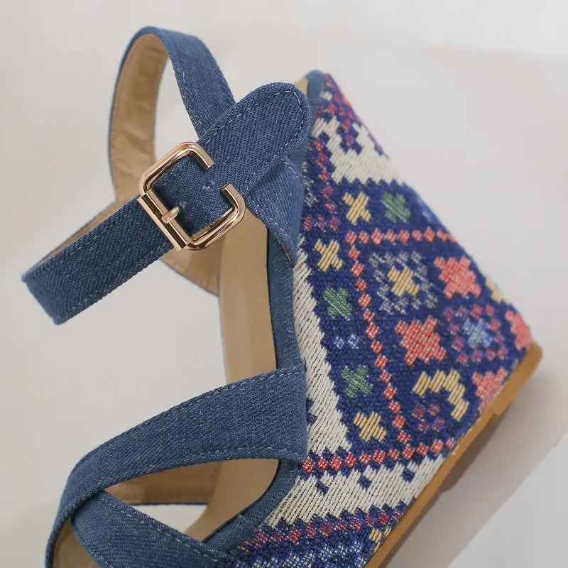 Sandalias Estilo Mezclilla
