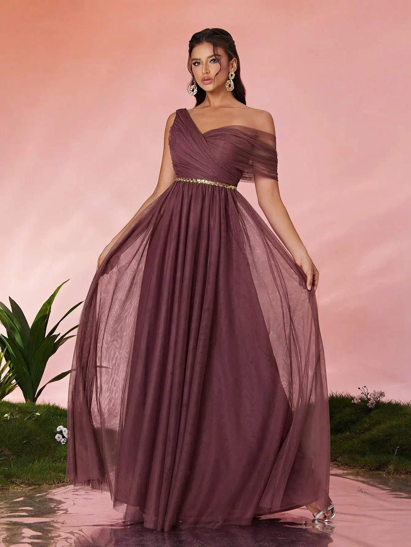 Vestido Armonía Dorada