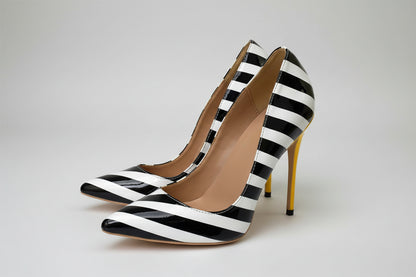 Chic Contrast Heels