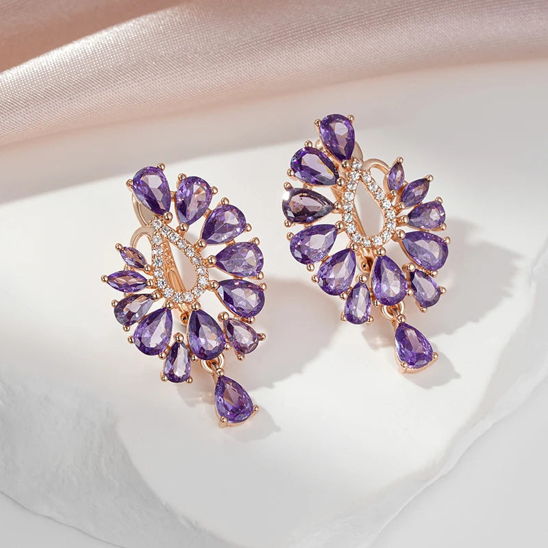 Aretes Rosa Imperial