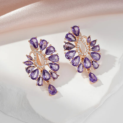 Aretes Rosa Imperial