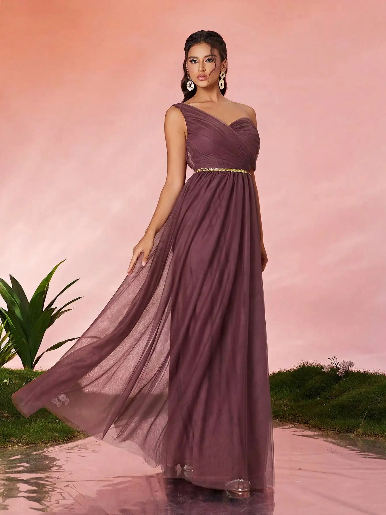 Vestido Armonía Dorada