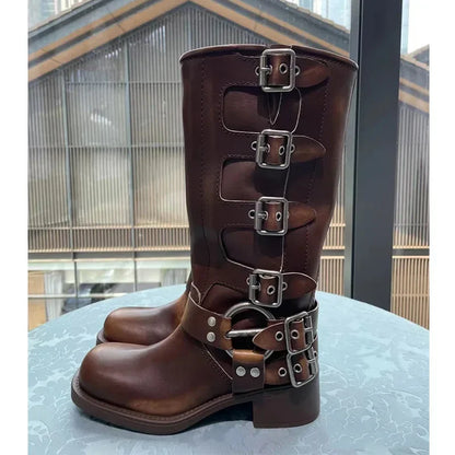 Botas Buckle Fashion