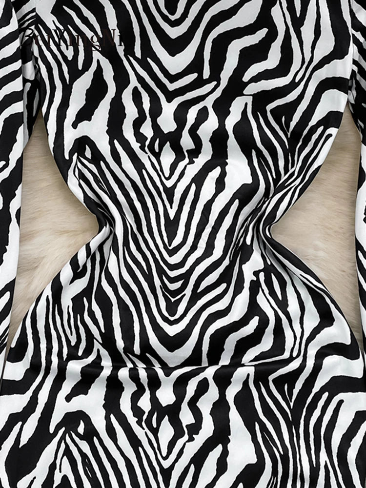 Vestido Diva Monochrome