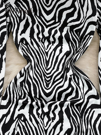 Vestido Diva Monochrome