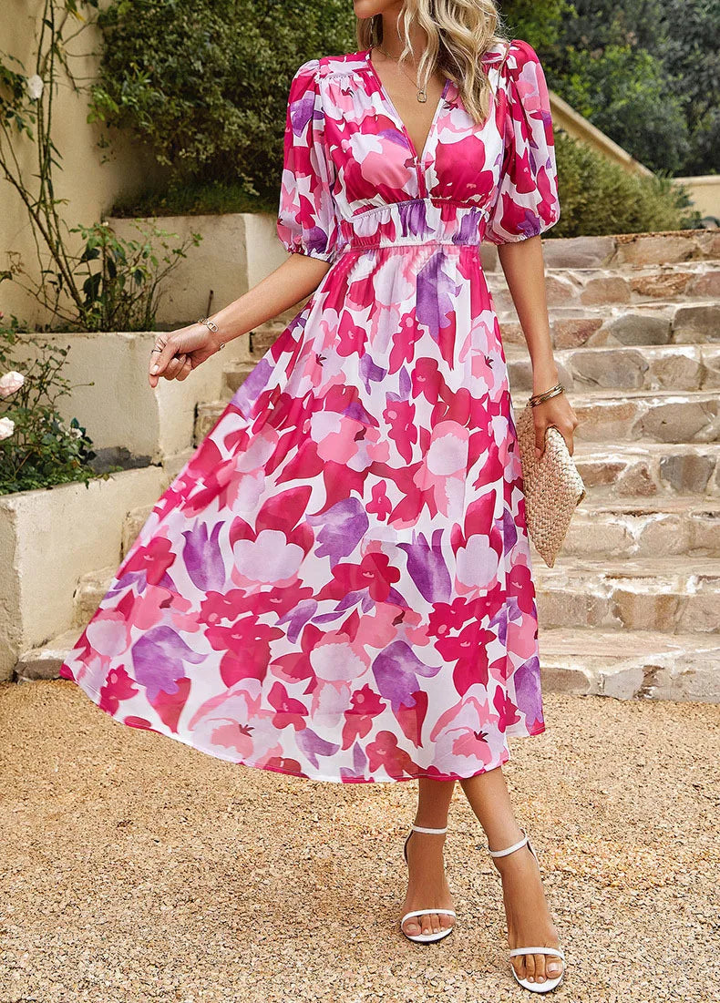 Aura Chiffon Dress