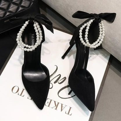 Tacones Perla Noir