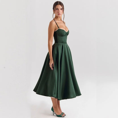Chic Green Princess Dress