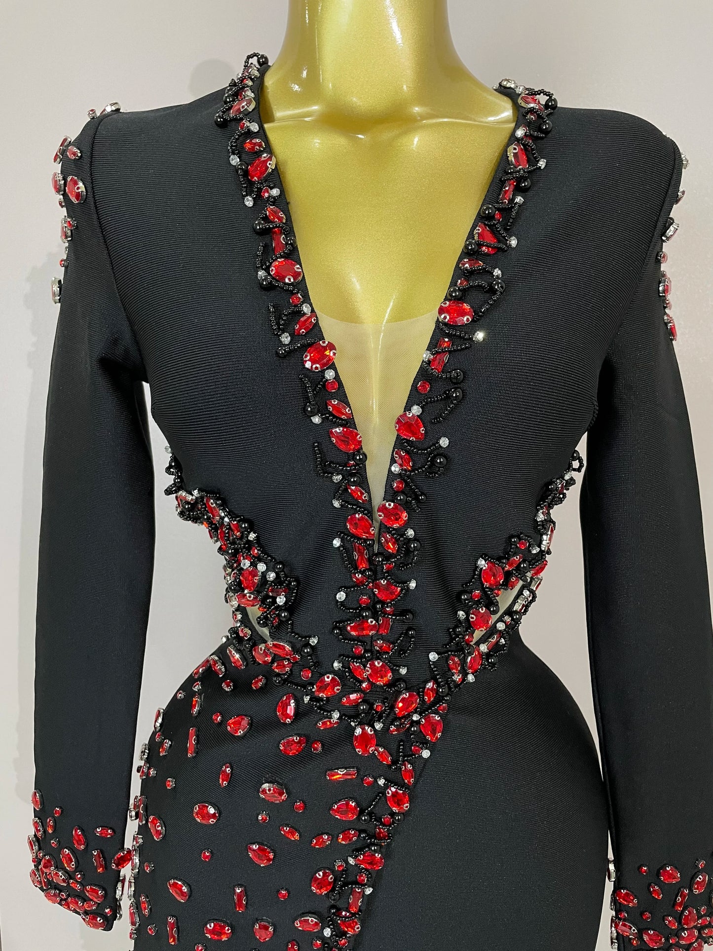 Vestido Rubí Nocturno