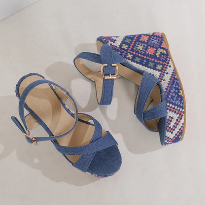Sandalias Estilo Mezclilla
