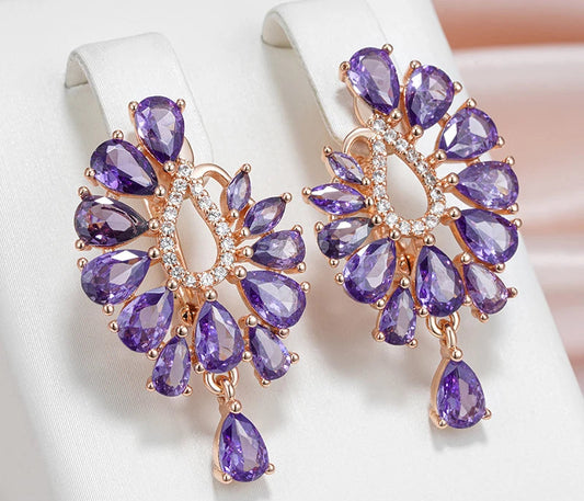 Aretes Rosa Imperial