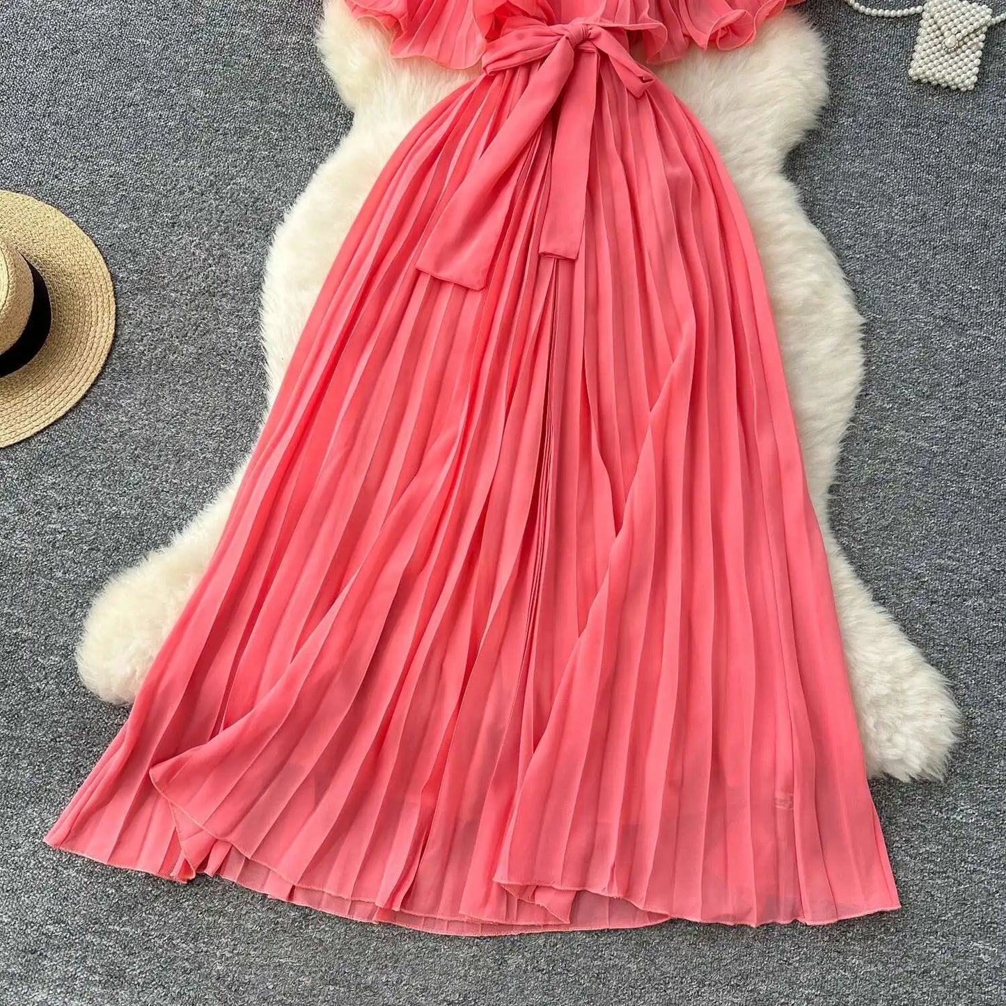 Pleated Beauty Dress