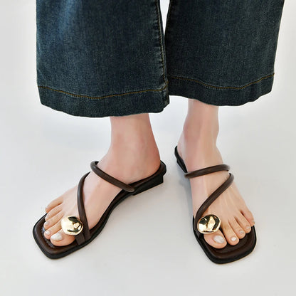 Sandalias Lujo Minimal