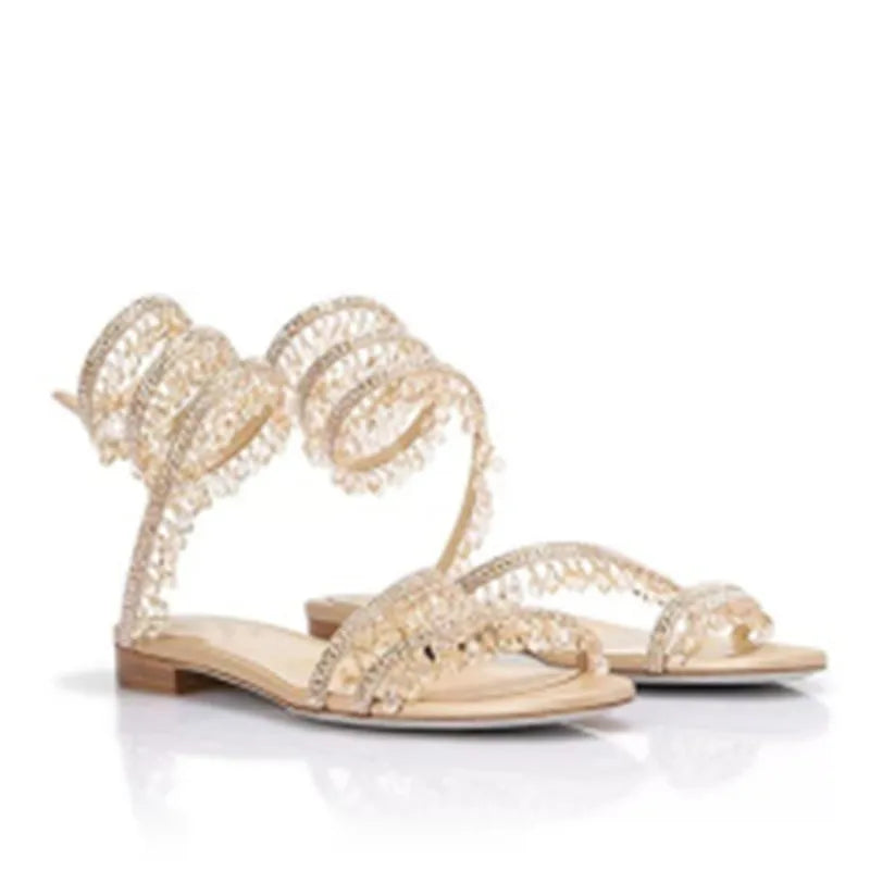 Sandalias de lujo con borlas
