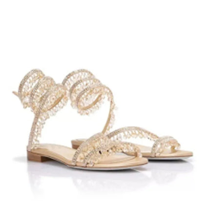 Sandalias de lujo con borlas