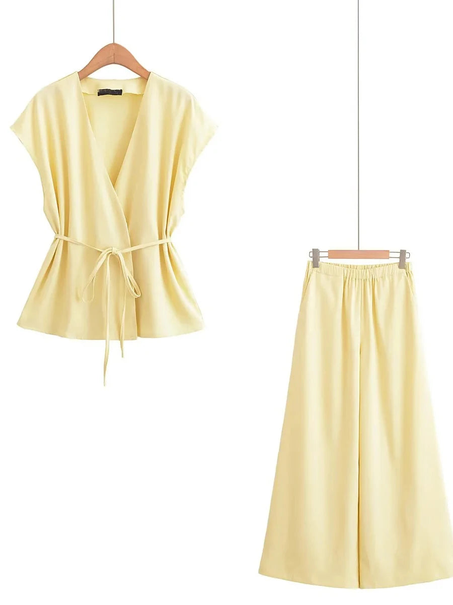 Conjunto Amarillo Limonado