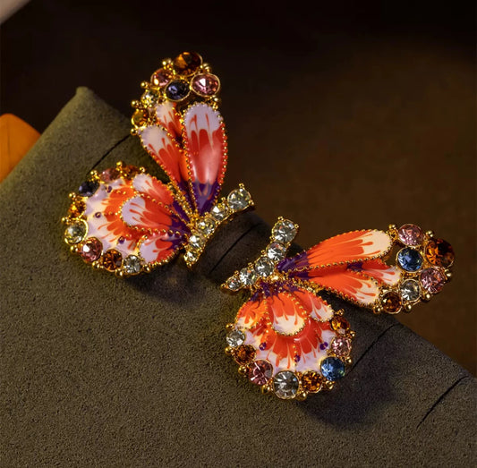 Aretes Mariposa Real