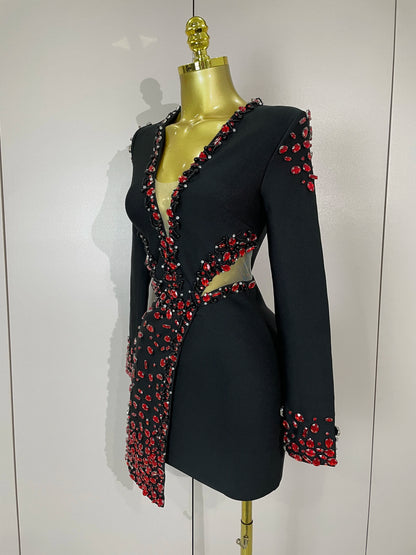 Vestido Rubí Nocturno