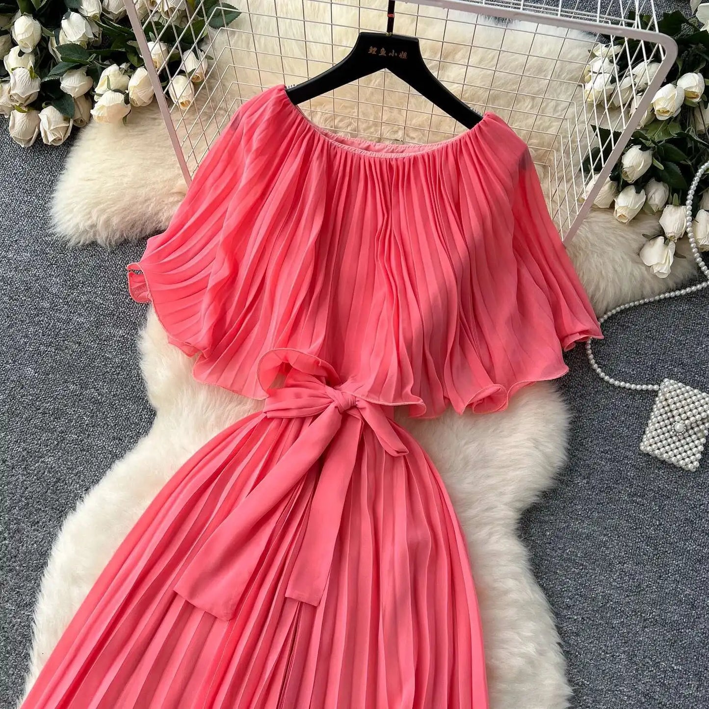 Pleated Beauty Dress