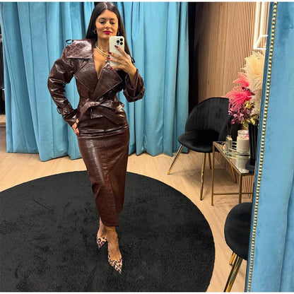 Conjunto Marrón de Lujo
