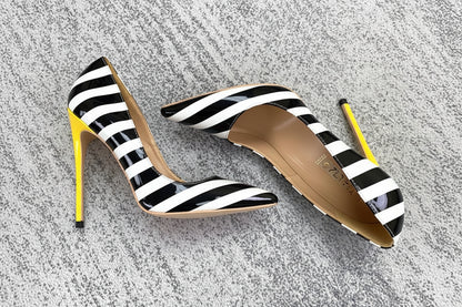 Chic Contrast Heels