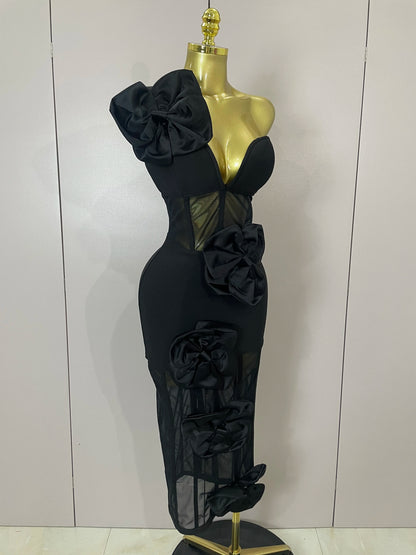 Vestido Rosa Nocturna