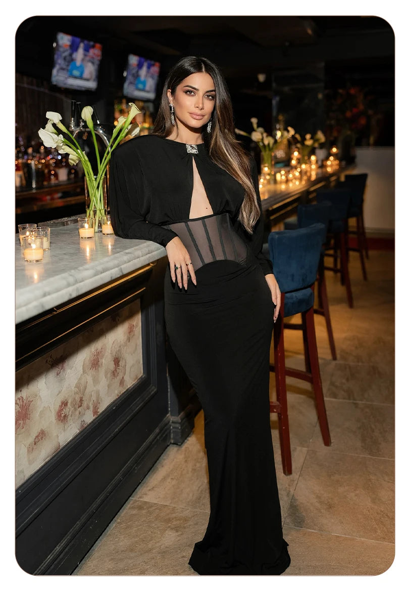 Vestido Diamante Noir