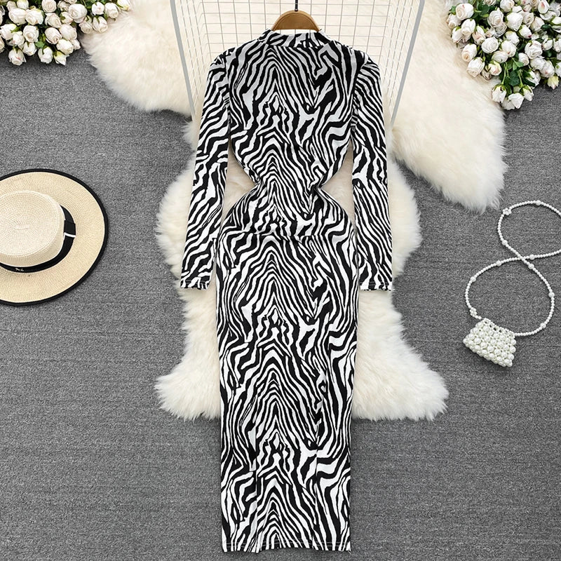 Vestido Diva Monochrome