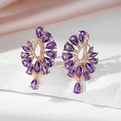 Aretes Rosa Imperial