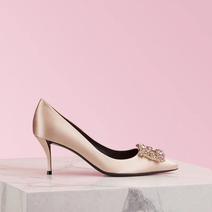 Zapatos Lujo de Seda