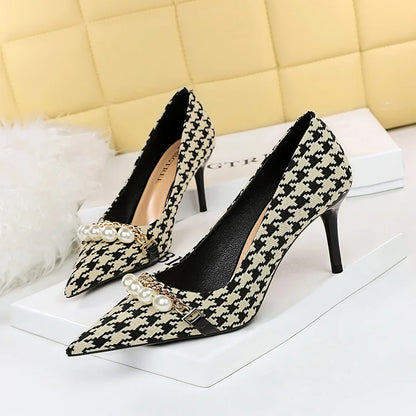 Tacones Perla Chic