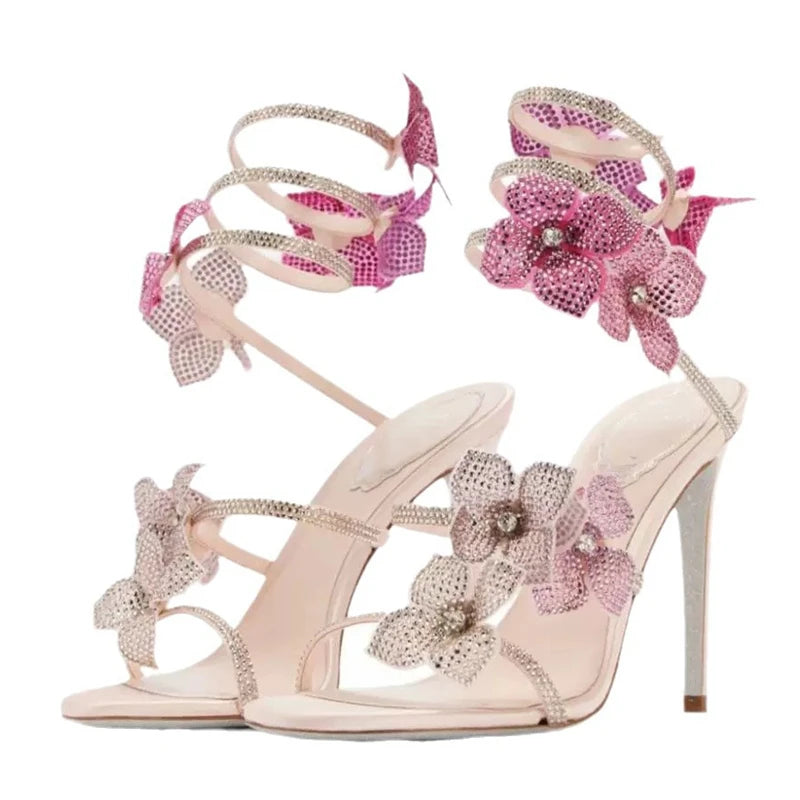 Sandalias Glamour Floral