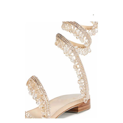 Sandalias de lujo con borlas