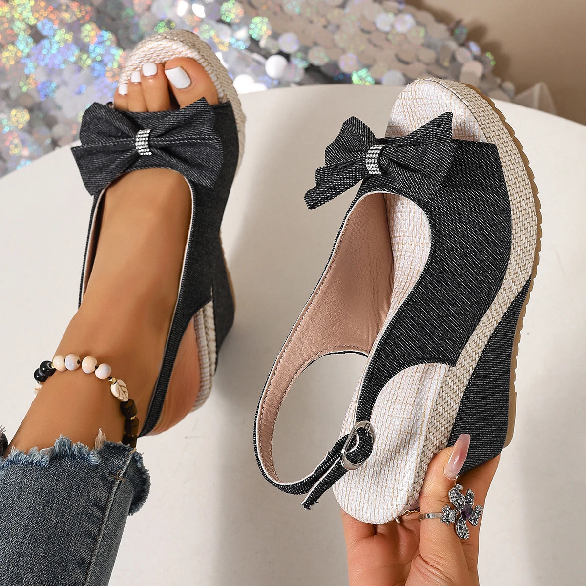 Vintage Elegance Sandals