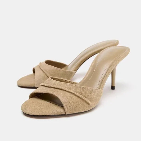 Khaki Elegance Sandals